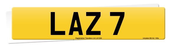 Registration number LAZ 7